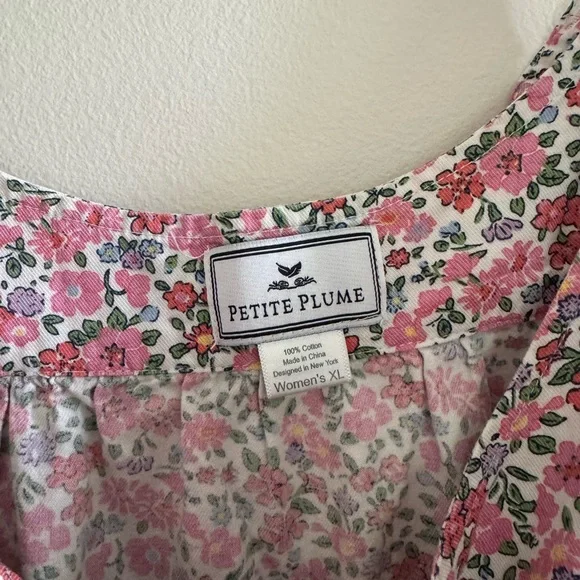 Petite Plume Women’s Twill Chloe Nightgown- XL - Like New - Picture 6 of 6